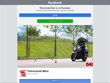 Tablet Screenshot of fahrschule-marz.de